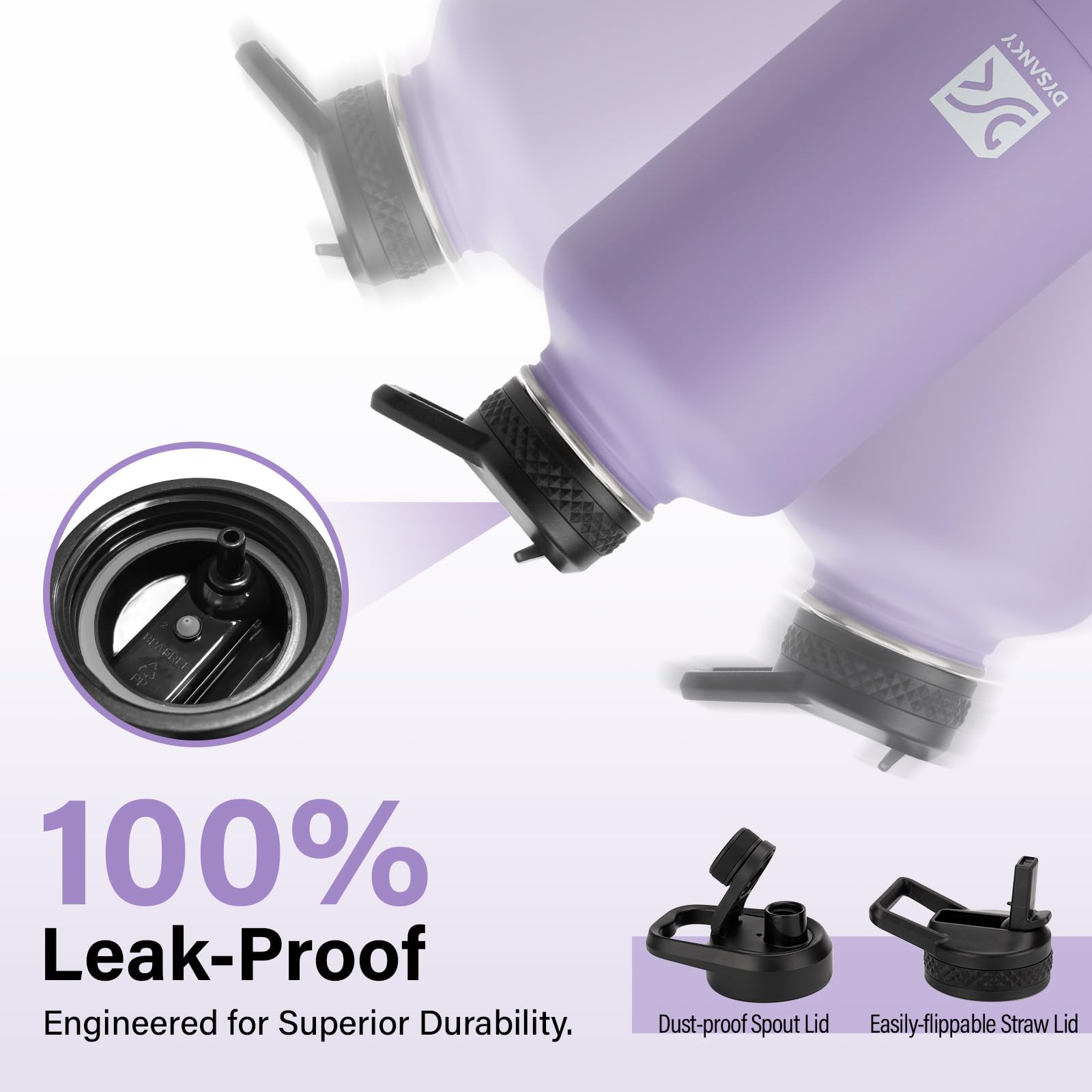 DYSANKY triple-layer insulation illustration shows cold up to 48 hours or hot up to 24 hours.