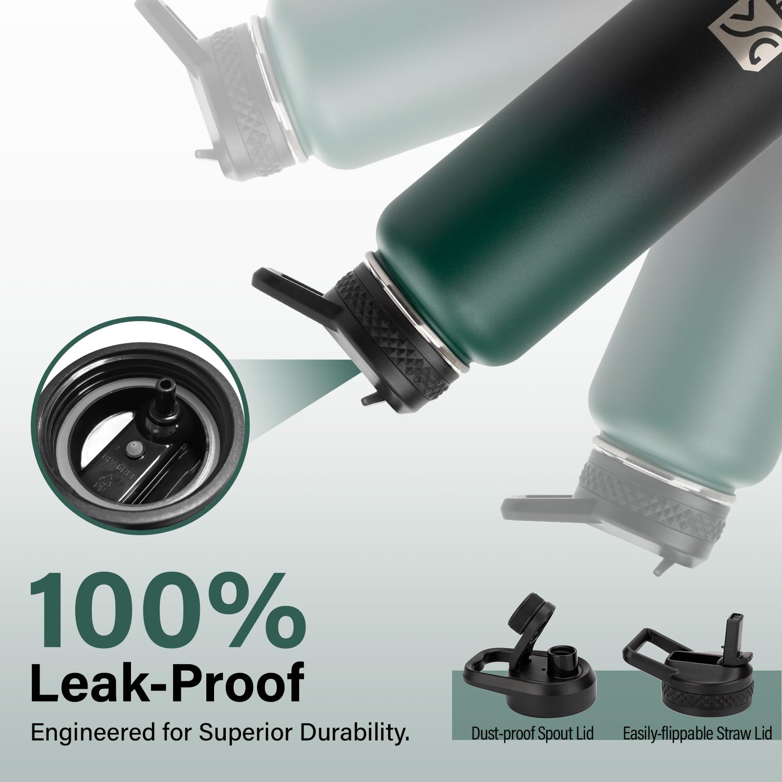 DYSANKY cleaning tools included for easy bottle maintenance