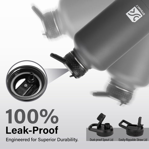 DYSANKY insulated water bottle scratch-resistant coating keeps a sleek appearance