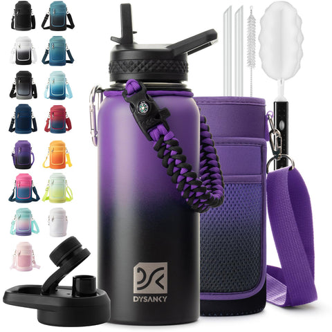 DYSANKY bottle with straw for convenient sipping during workouts