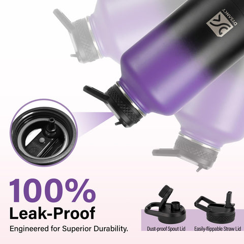 DYSANKY scratch-resistant powder coating keeps the bottle looking new.