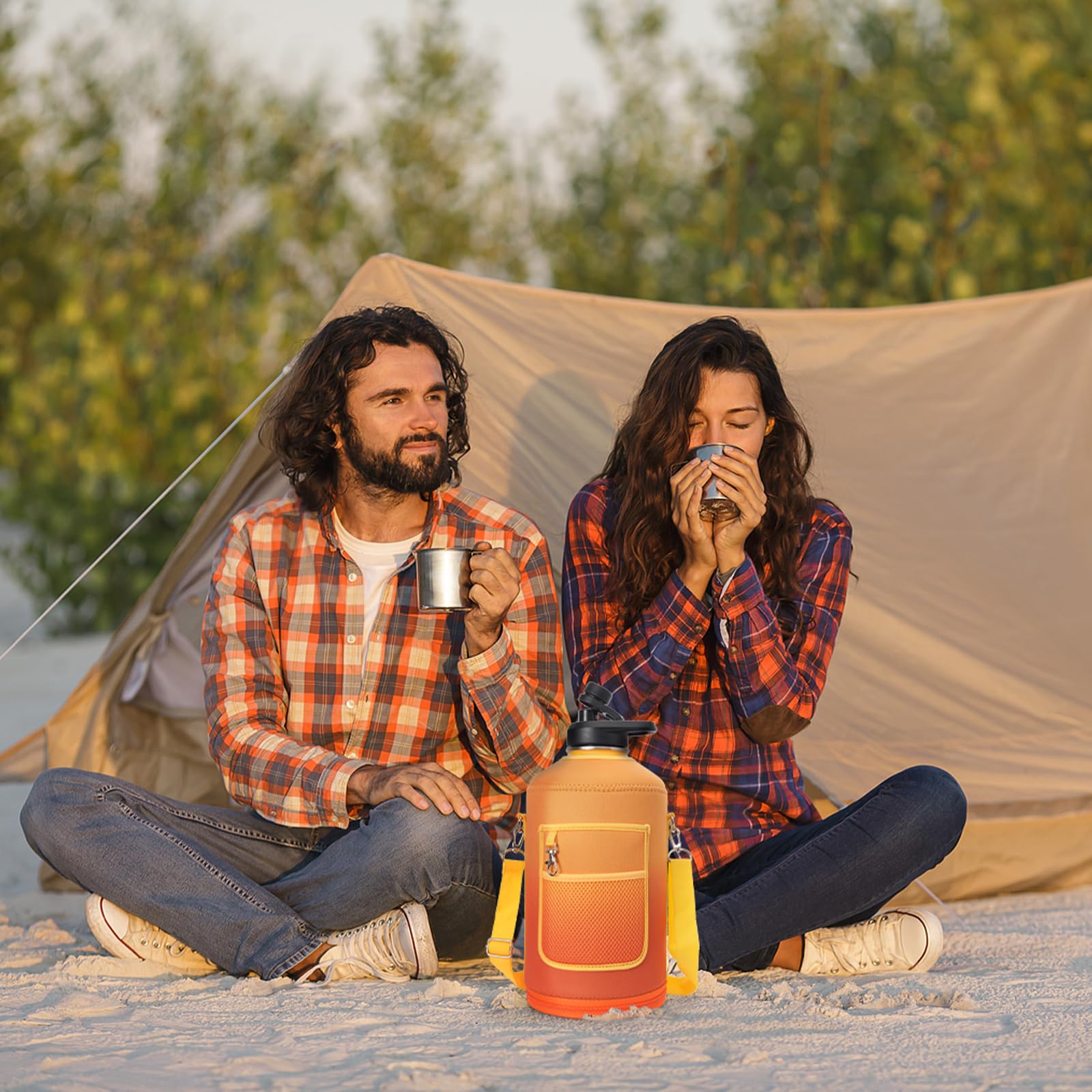 DYSANKY vacuum insulation layer minimizes heat transfer for outdoor use.