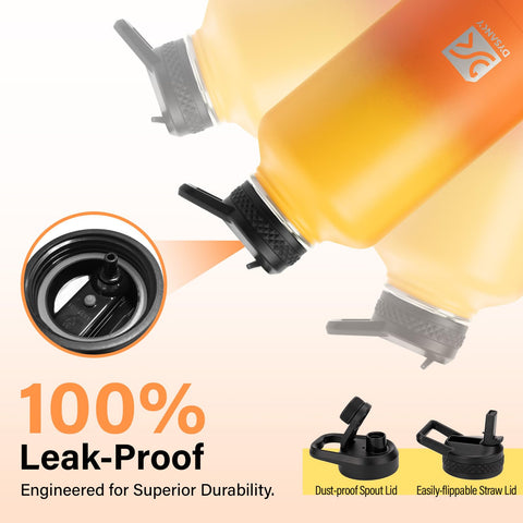 DYSANKY bottle carry strap and carabiner for secure travel