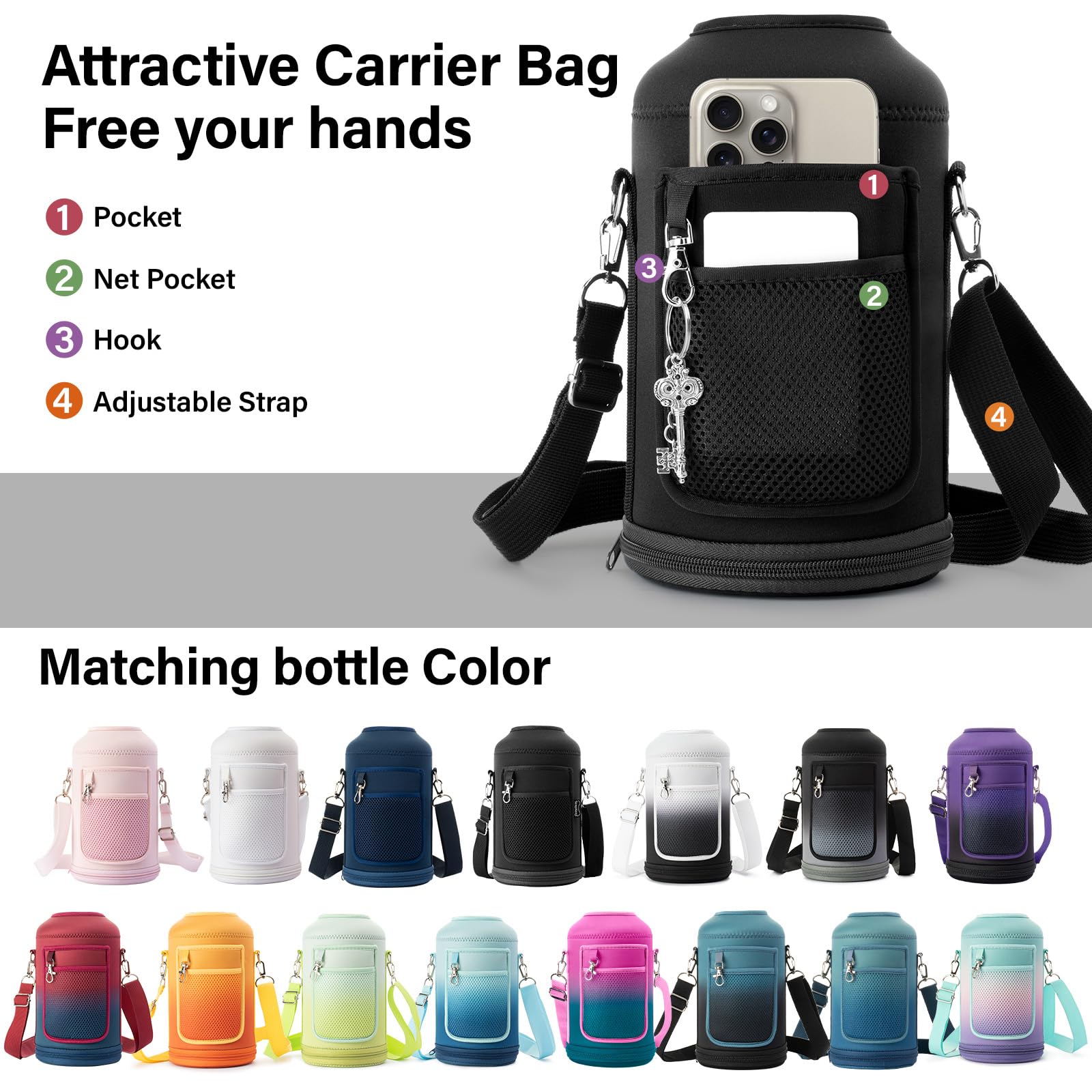 DYSANKY bottle showing scratch-resistant powder coating for daily durability