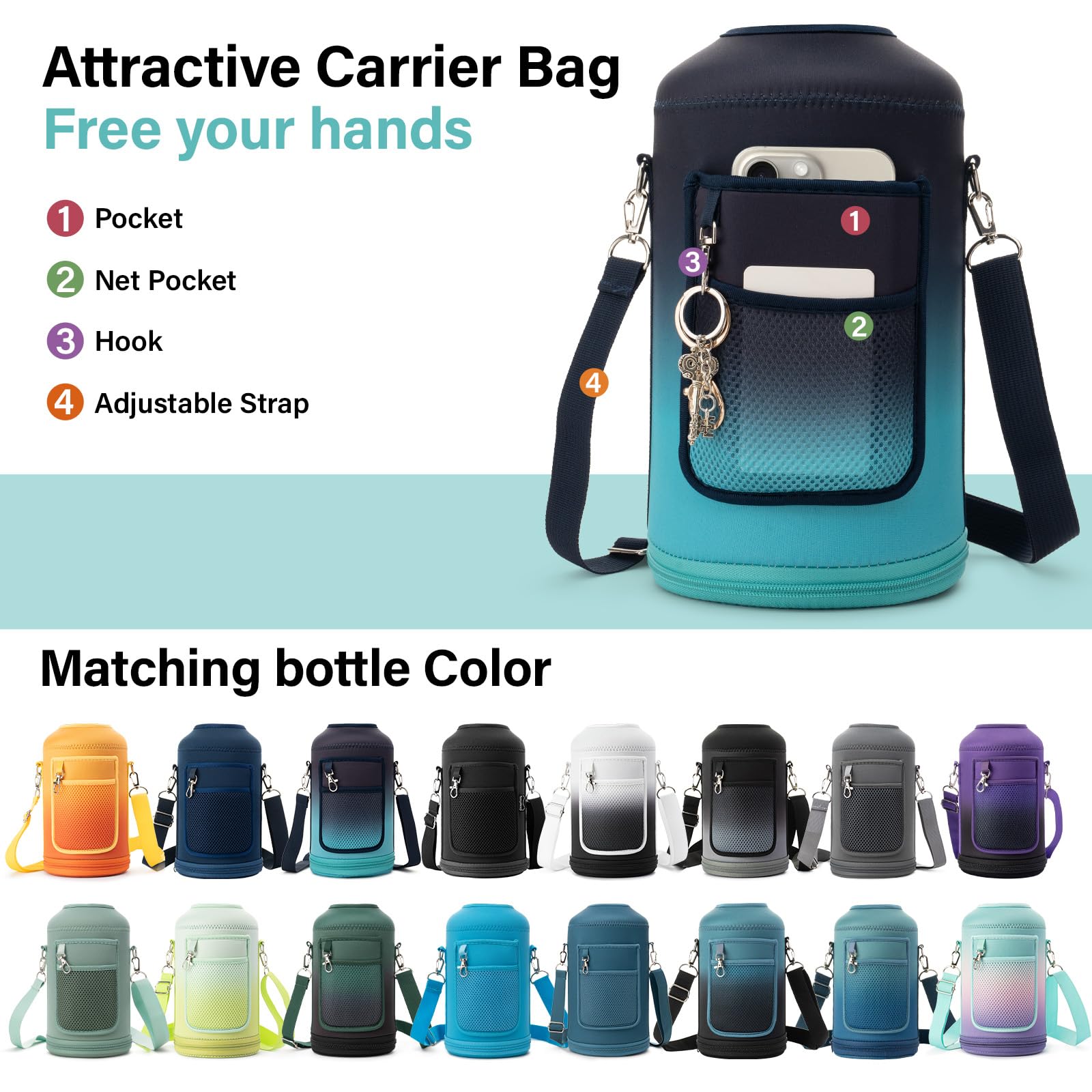 DYSANKY wide-mouth opening for easy ice and thorough cleaning