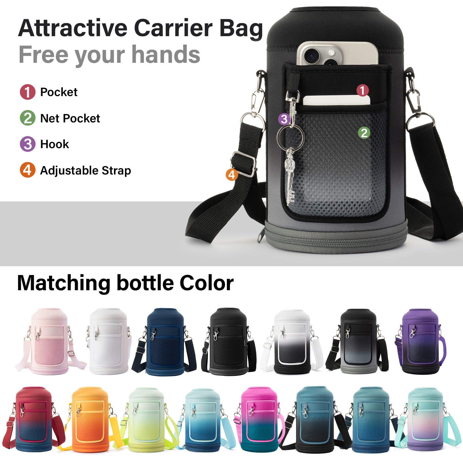 DYSANKY wide-mouth design makes cleaning and ice addition easy.