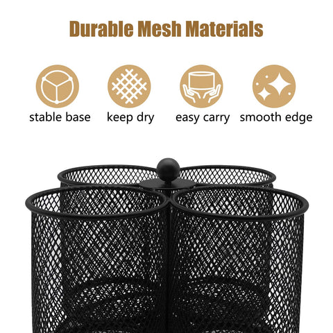 DysanVica weighted-base caddy stays upright during use.
