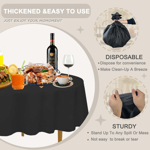 D&Z PEVA tablecloth durable and sleek for events