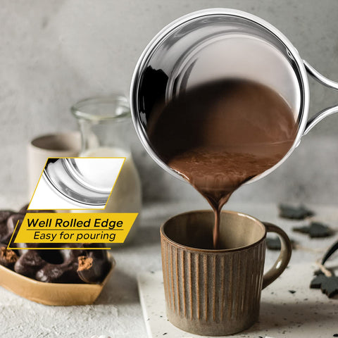 E-far 1qt pan pouring edge for precise pouring