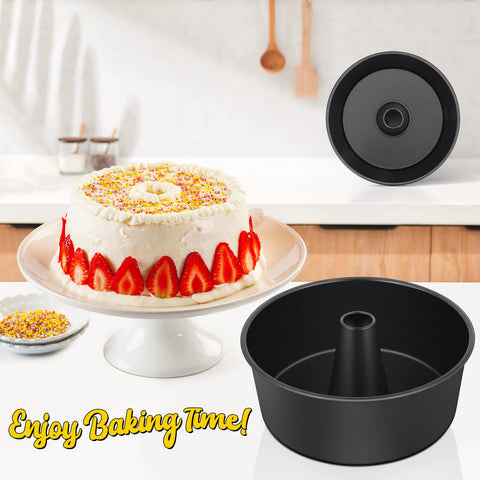 E-far easy-release close-up demonstrates clean cake release
