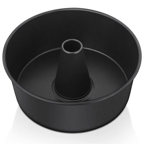 E-far Angel Cake Pan outer view shows durable steel for reliable baking