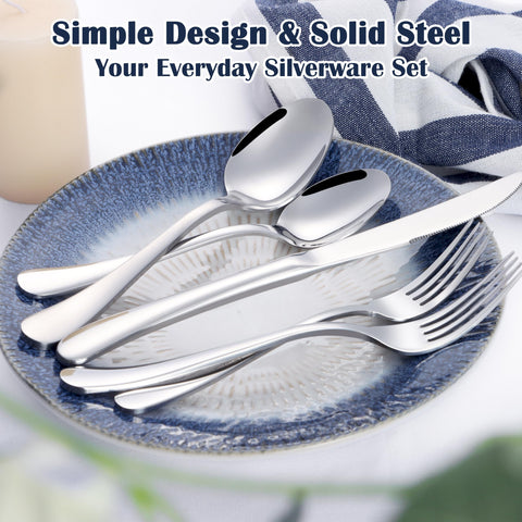 E-far dinner forks sturdy design suitable for daily meals