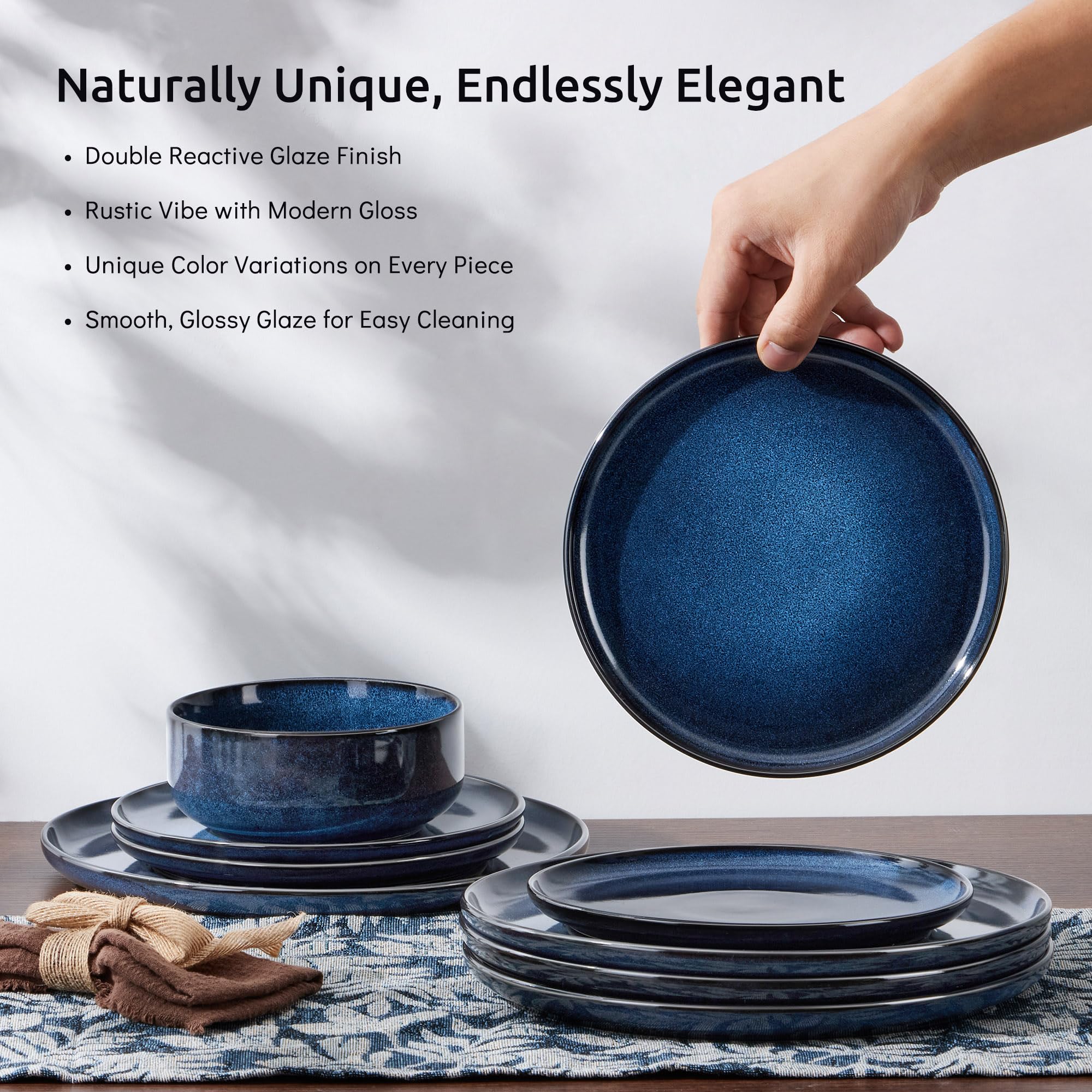 E-far 7.9-inch dessert plates ideal for desserts