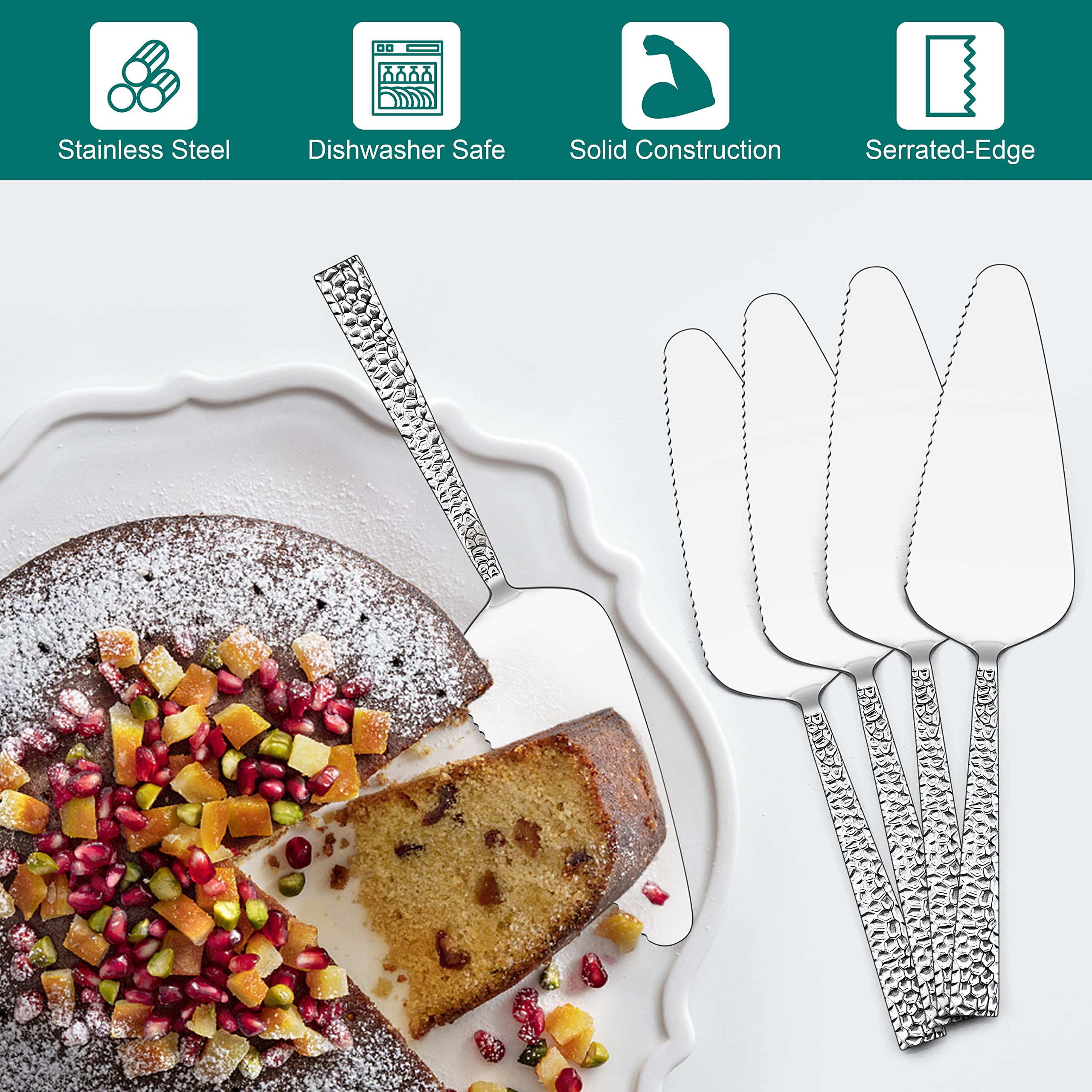 E-far dishwasher-safe pie server simplifies cleanup after gatherings