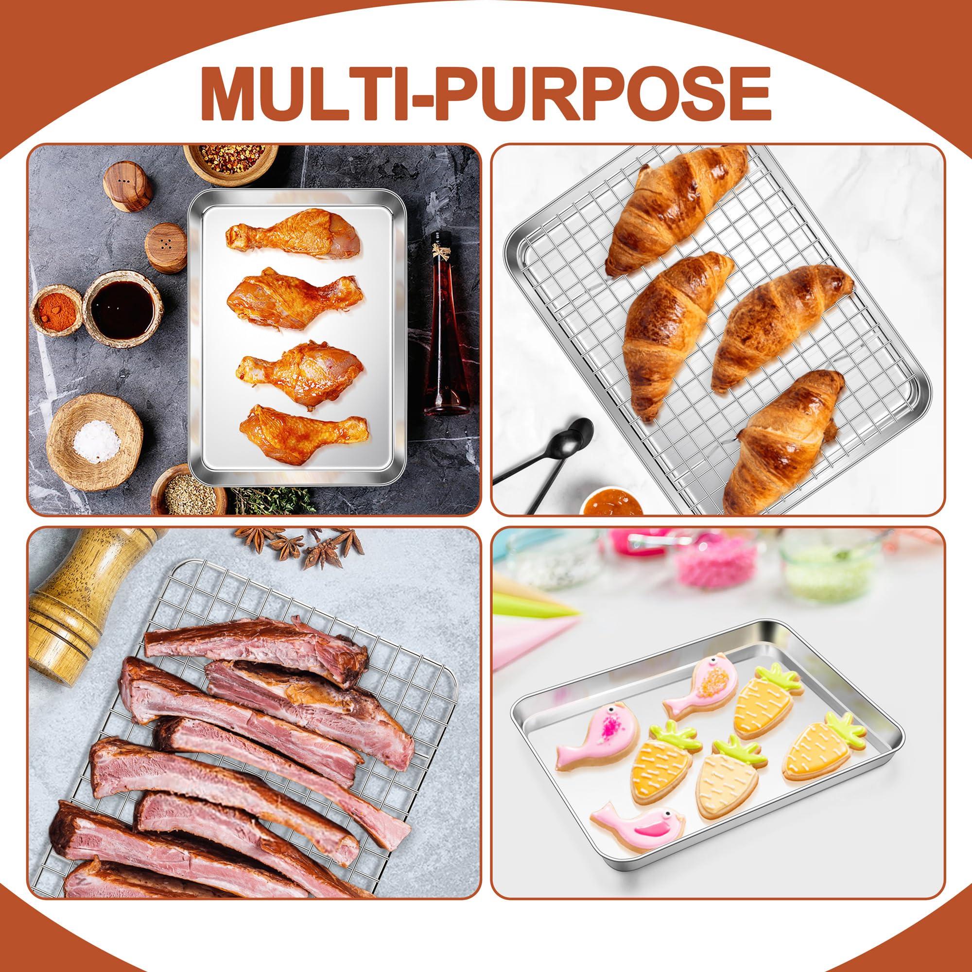 E-far multi-use baking set ideal for cookies vegetables and roasts