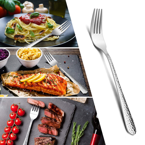E-far round-edge dining forks provide safety and comfort during meals