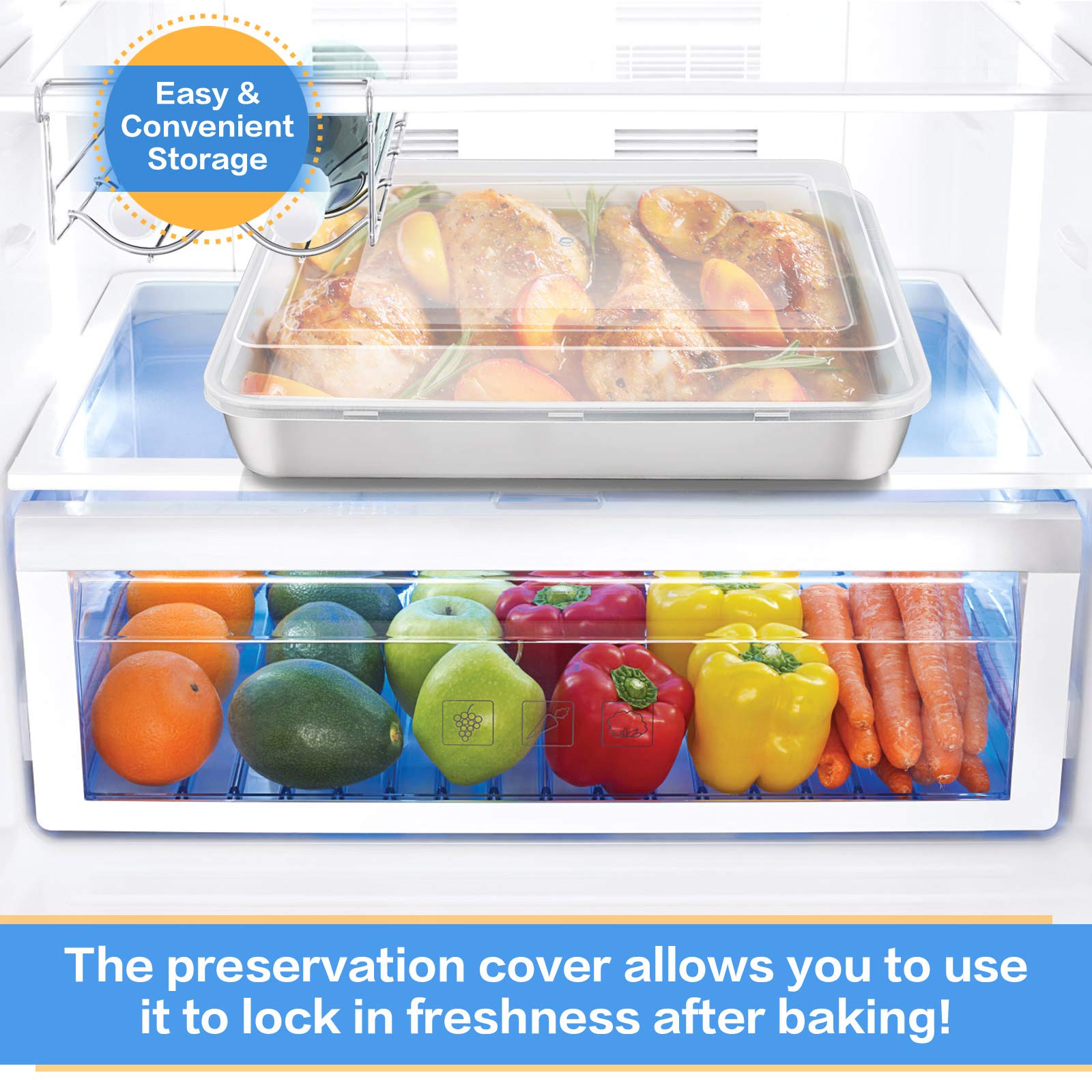 E-far stackable pans and lids maximize kitchen space