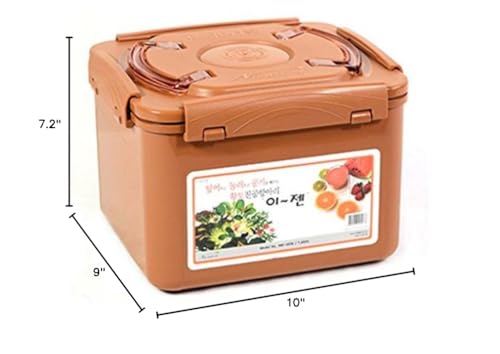 e-jen Premium Kimchi Container BPA-free materials safe for dishwasher and freezer