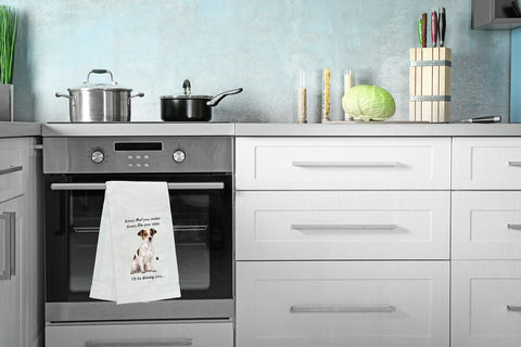 E&S Pets Jack Russell towel ready for laundry and daily use