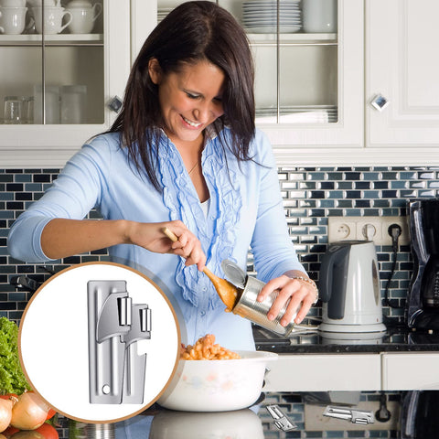 Eaasty stainless steel opener with two styles for picnics and trips.