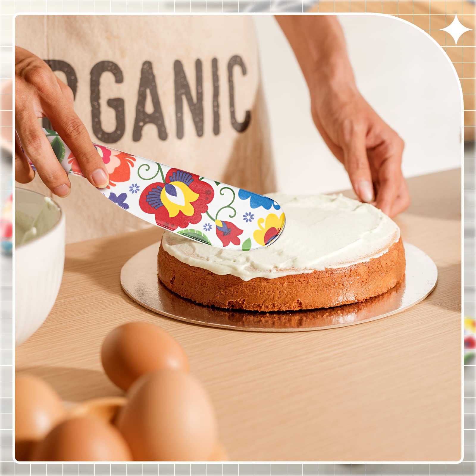 Eaasty kitchen gift-spreader set adds cheerful color to tools