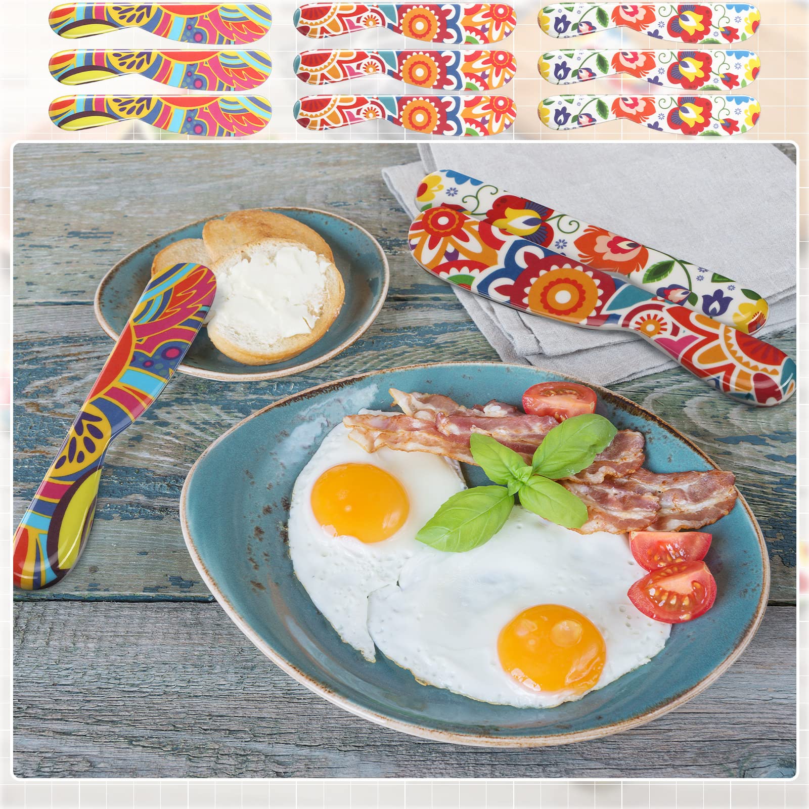 Eaasty picnic-ready spreader for outdoor meals and lunches