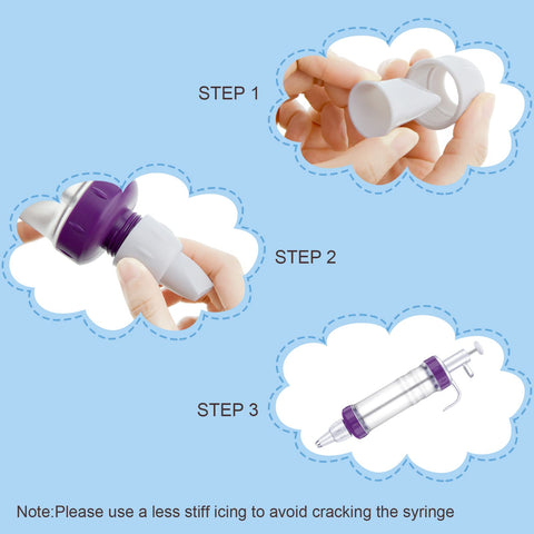 Eaasty cupcake-icing-nozzles collection shown for versatile cake decoration options.