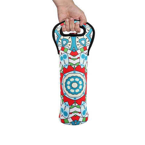 Eacolle protective stitch design guards bottles against jolts.