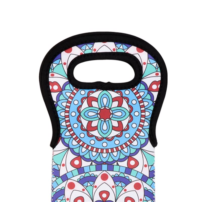 Eacolle wine carrier with separate sleeve prevents clinking.