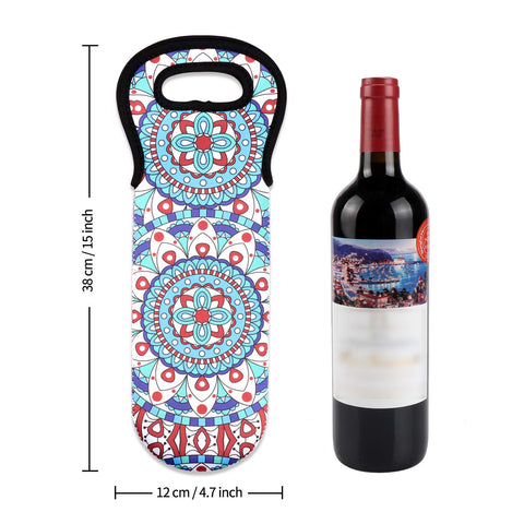 Eacolle single-bottle wine tote offers protective sleeve for transport.