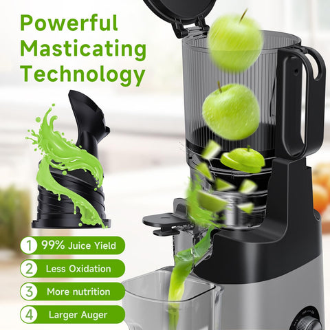 EanOruus juicer preserves nutrition and flavor through slow extraction