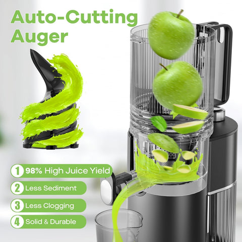 EanOruus 400W motor detail highlighting efficient power for rich juice