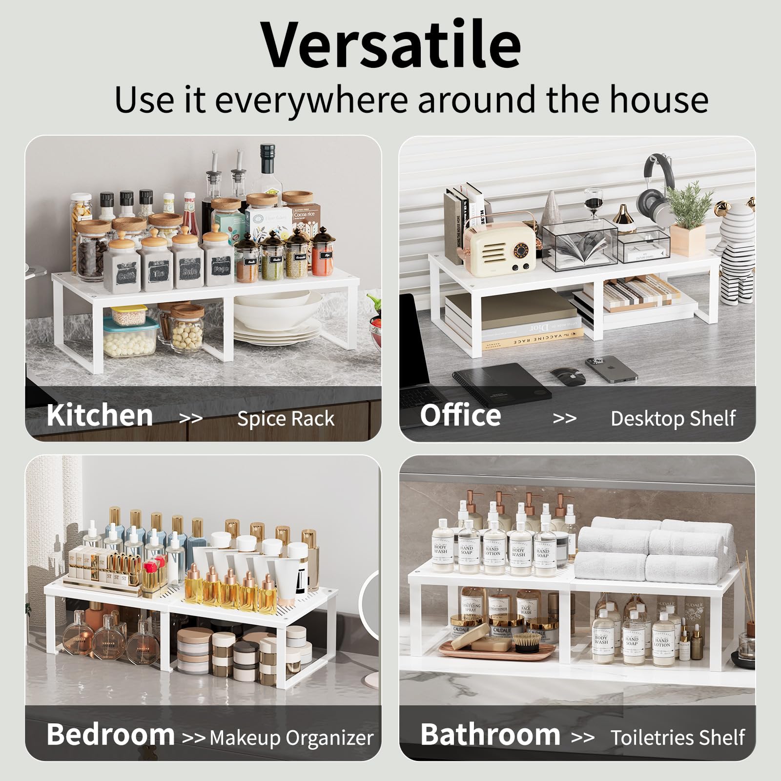 EAROND space-saving design maximizes counter and cabinet space