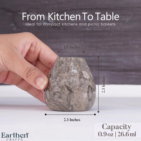 EARTHEN CRAFTS salt shaker egg shape enhances table aesthetics and practical seasoning.