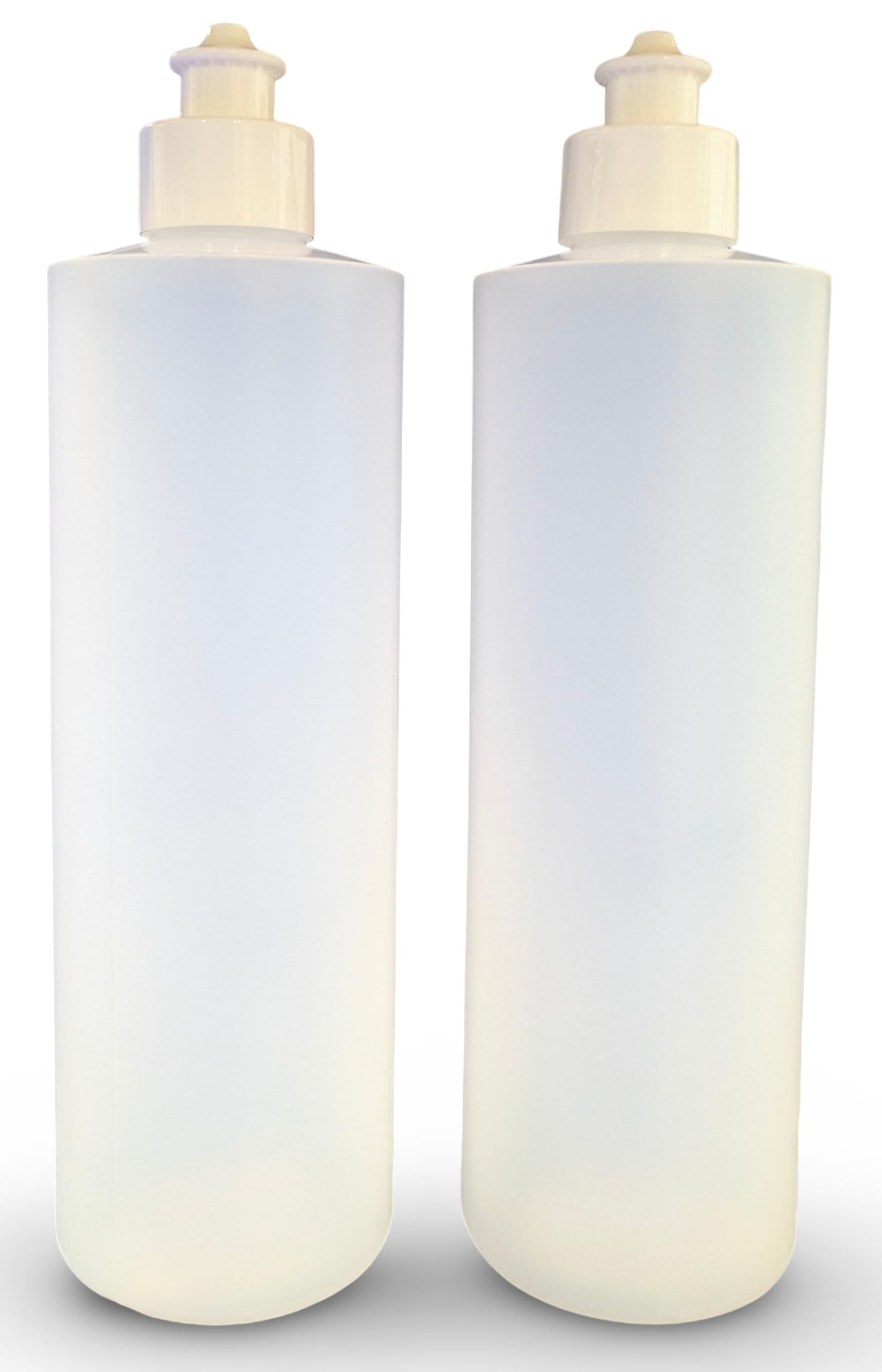 Earth's Essentials 2pack 16oz squeeze bottles with push/pull cap for bulk use.