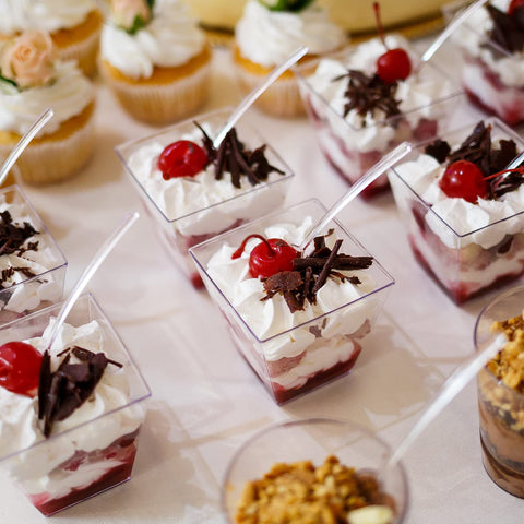 EASERCY catering dessert cups simplify event serving