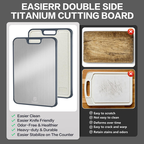 Easierr built-in handles for easy carrying and hanging after use.