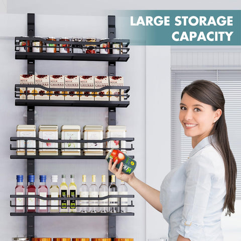 Eastherry back-of-door rack ideal for compact spice storage.
