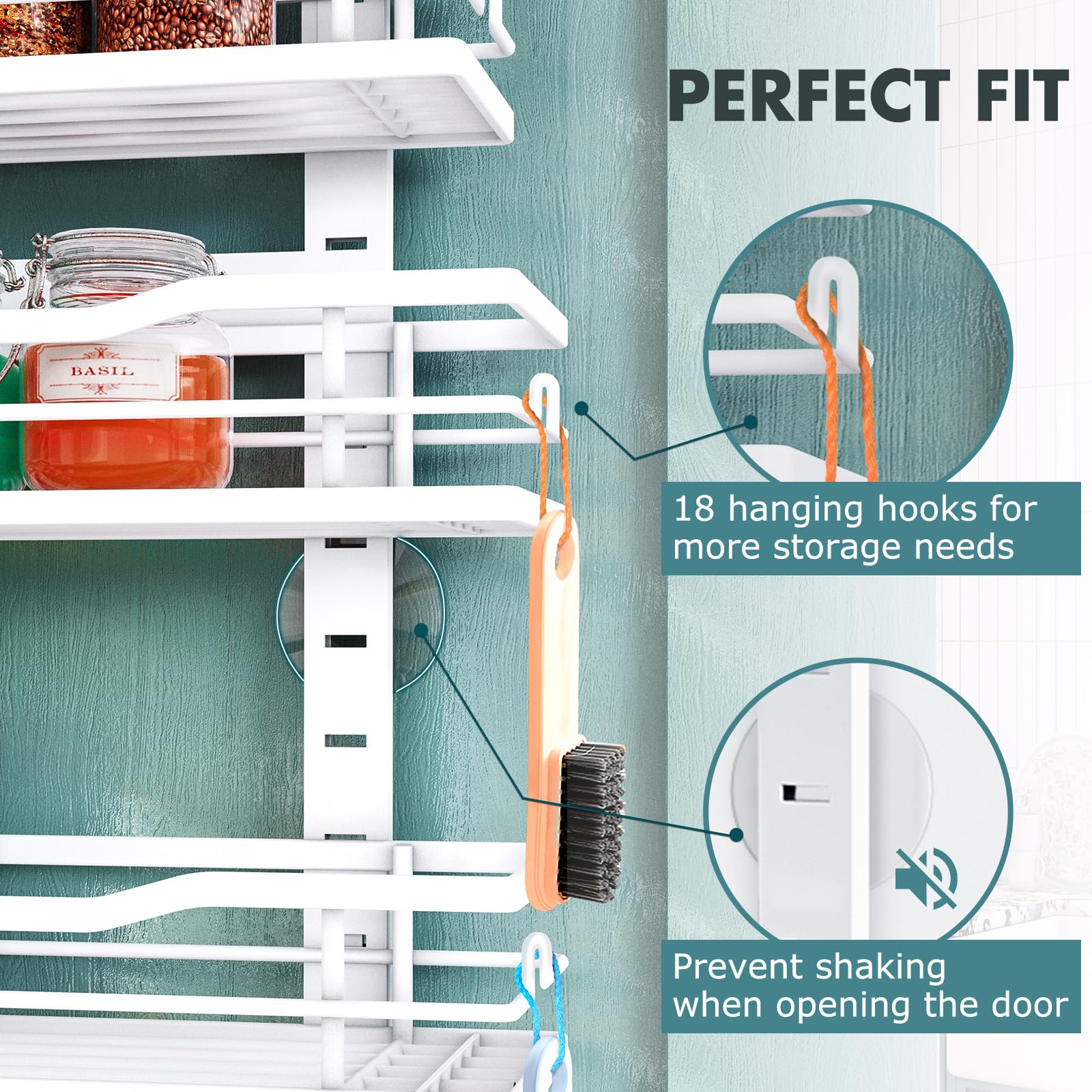 Eastherry easy no-drill installation with included hardware.