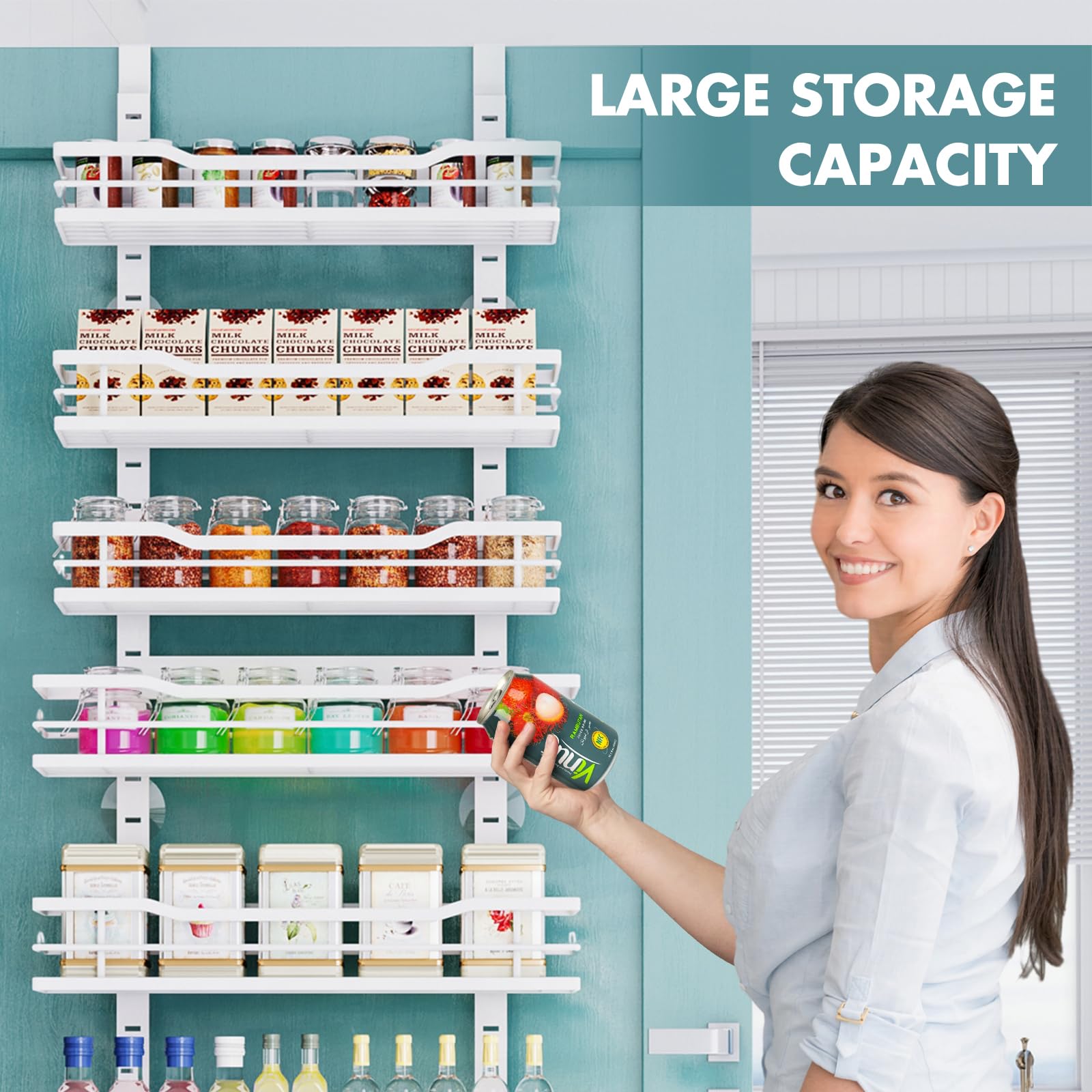 Eastherry versatile storage organizer for kitchen, bathroom, or entryway use.