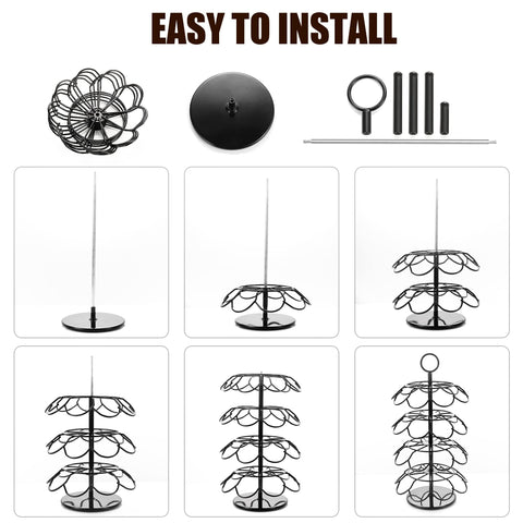 Eastsign countertop coffee storage solution on kitchen counter