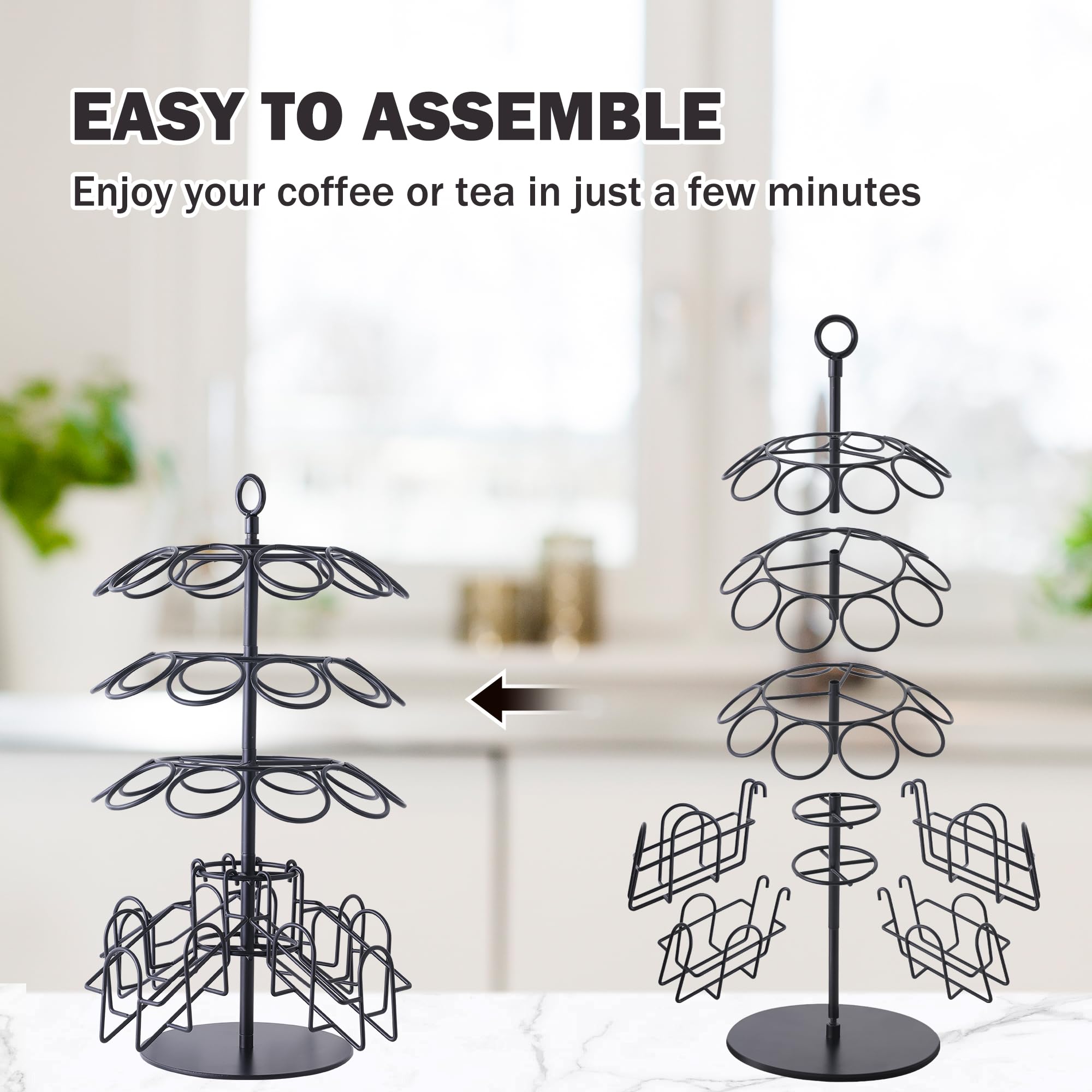 Eastsign sturdy metal design offers durability and easy cleaning