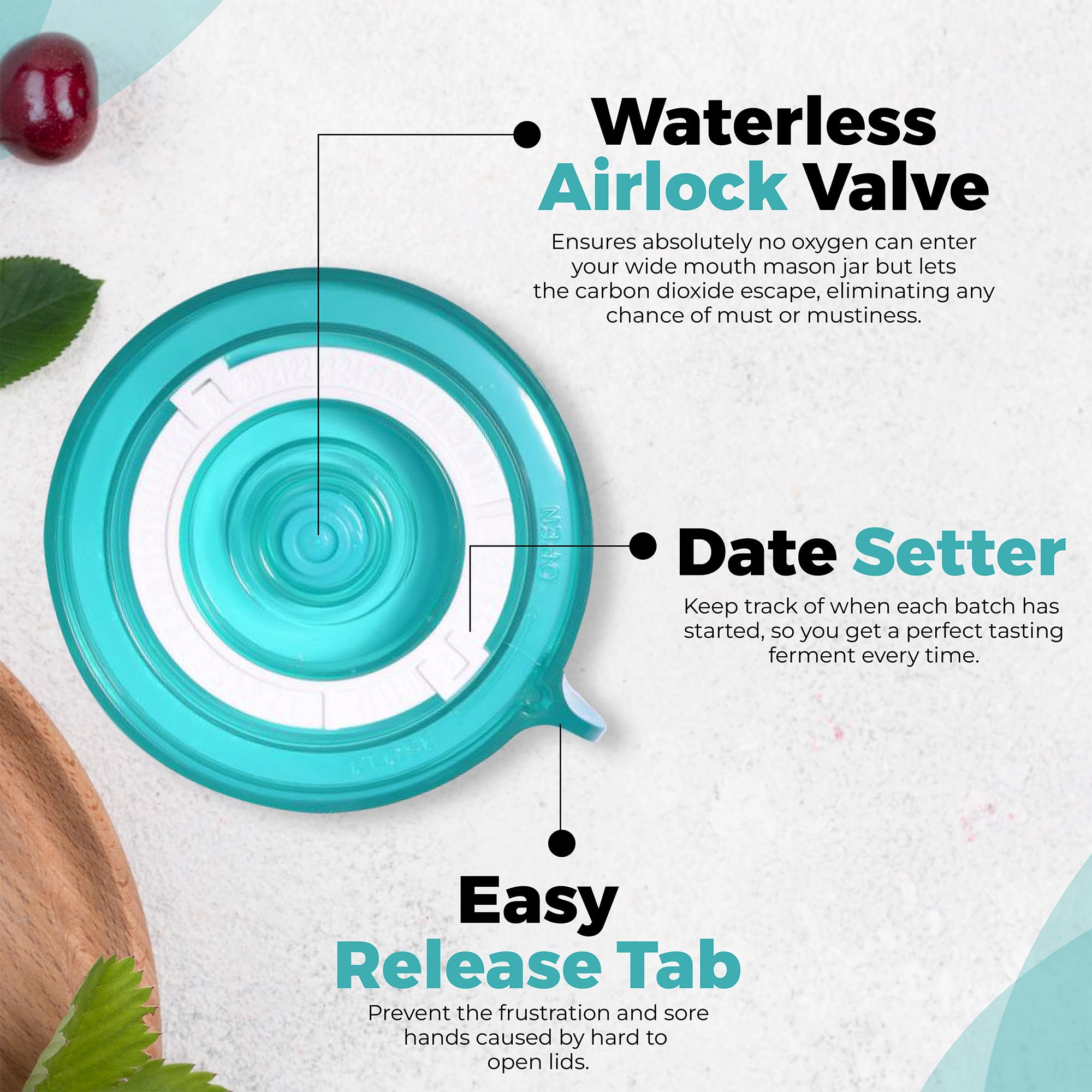 Leak-proof gasket detail on Easy Fermenter lid for secure fermentation