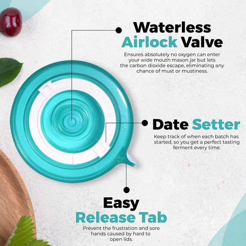 Leak-proof gasket detail on Easy Fermenter lid for secure fermentation