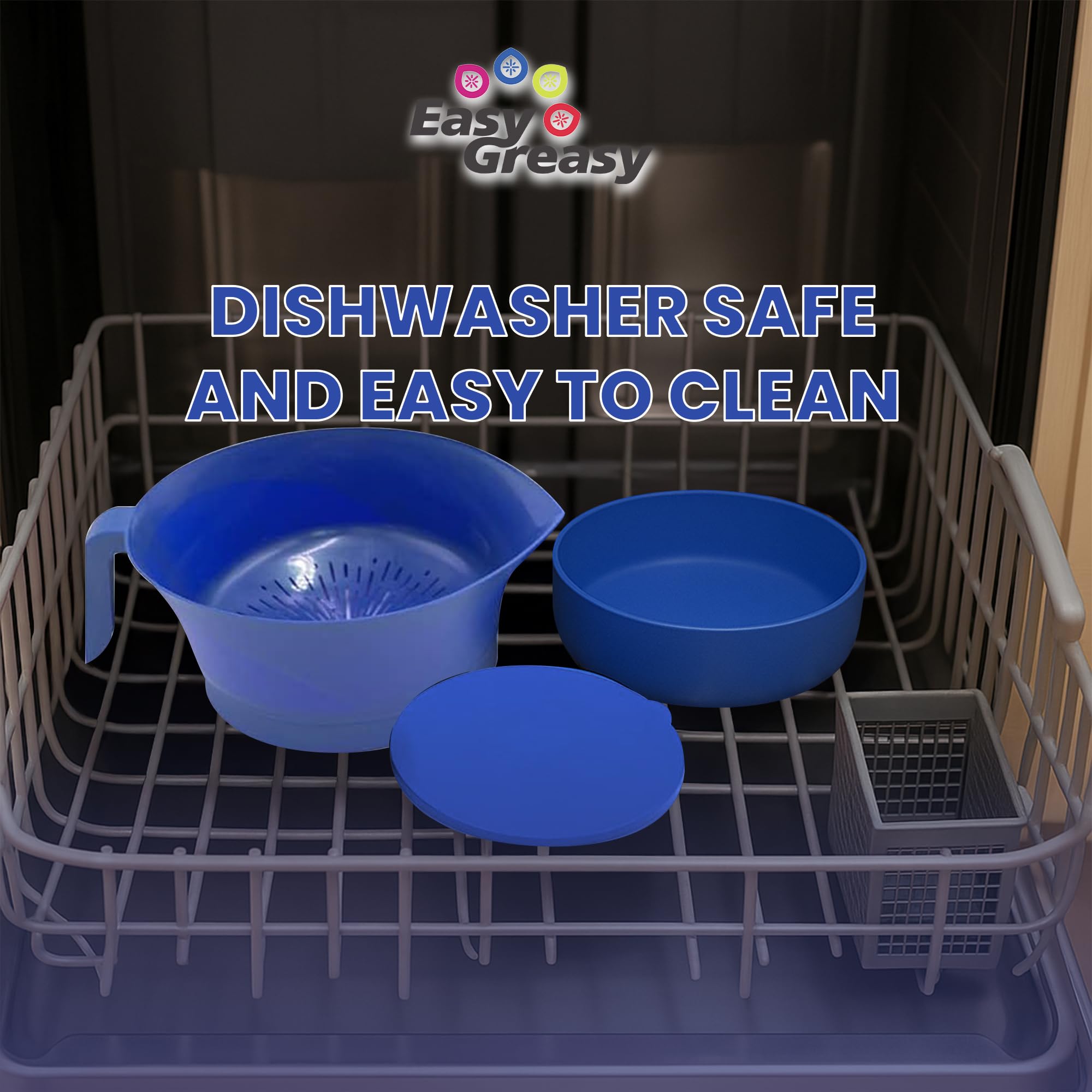 Easy Greasy BPA-free kitchen gadget ready for everyday use.