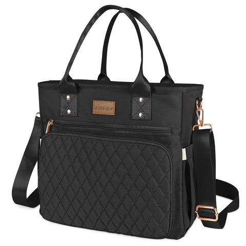 EASYA lunch bag front view shows ample capacity for meals and beverages.