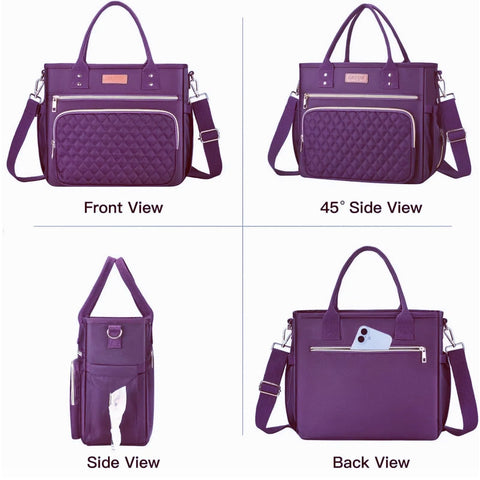 EASYA Mirage Purple durable nylon exterior for reliable everyday travel.