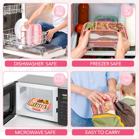 EasyFun removable tray is microwave-safe for quick reheats.