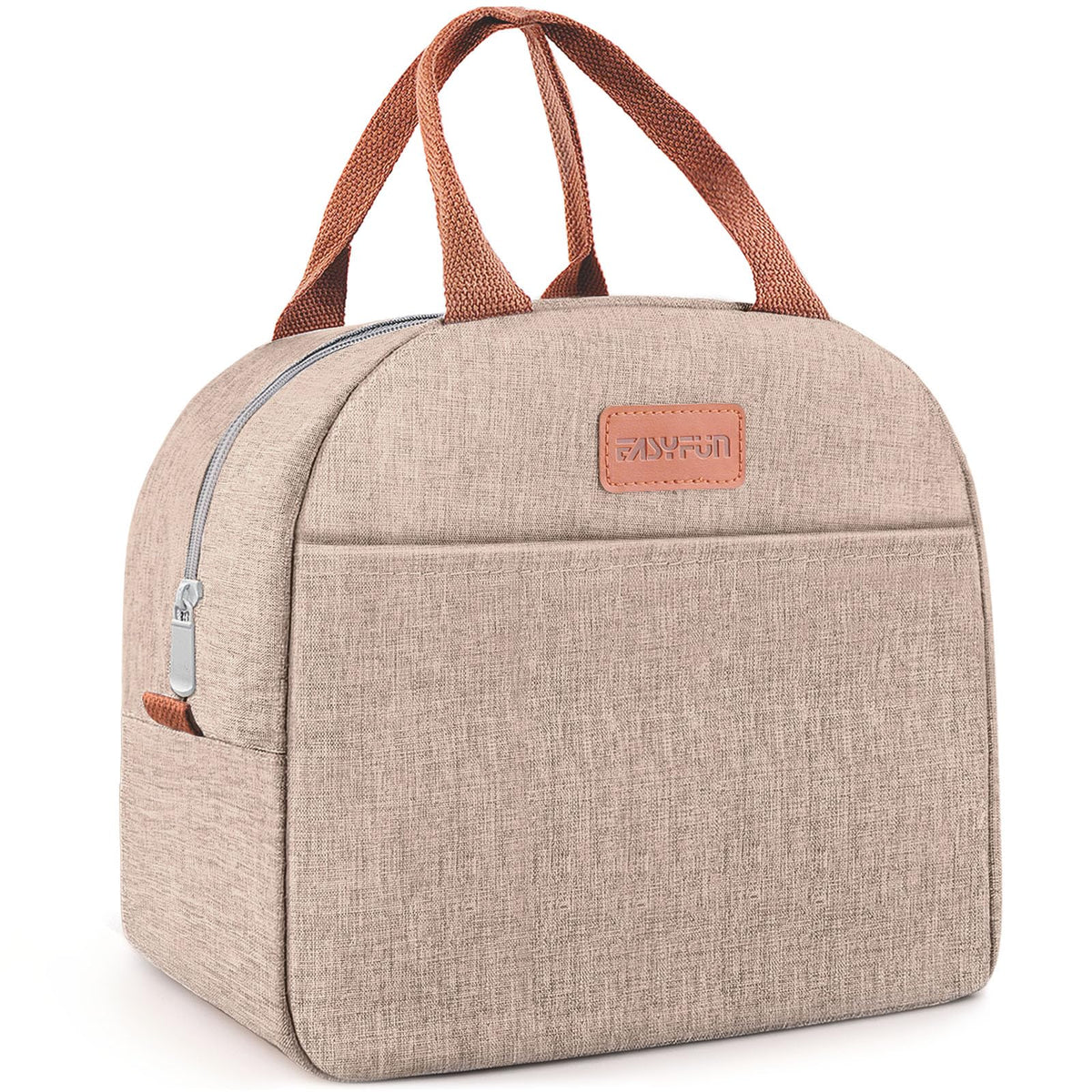 EASYFUN lunch bag main compartment holds lunches and snacks for busy days.