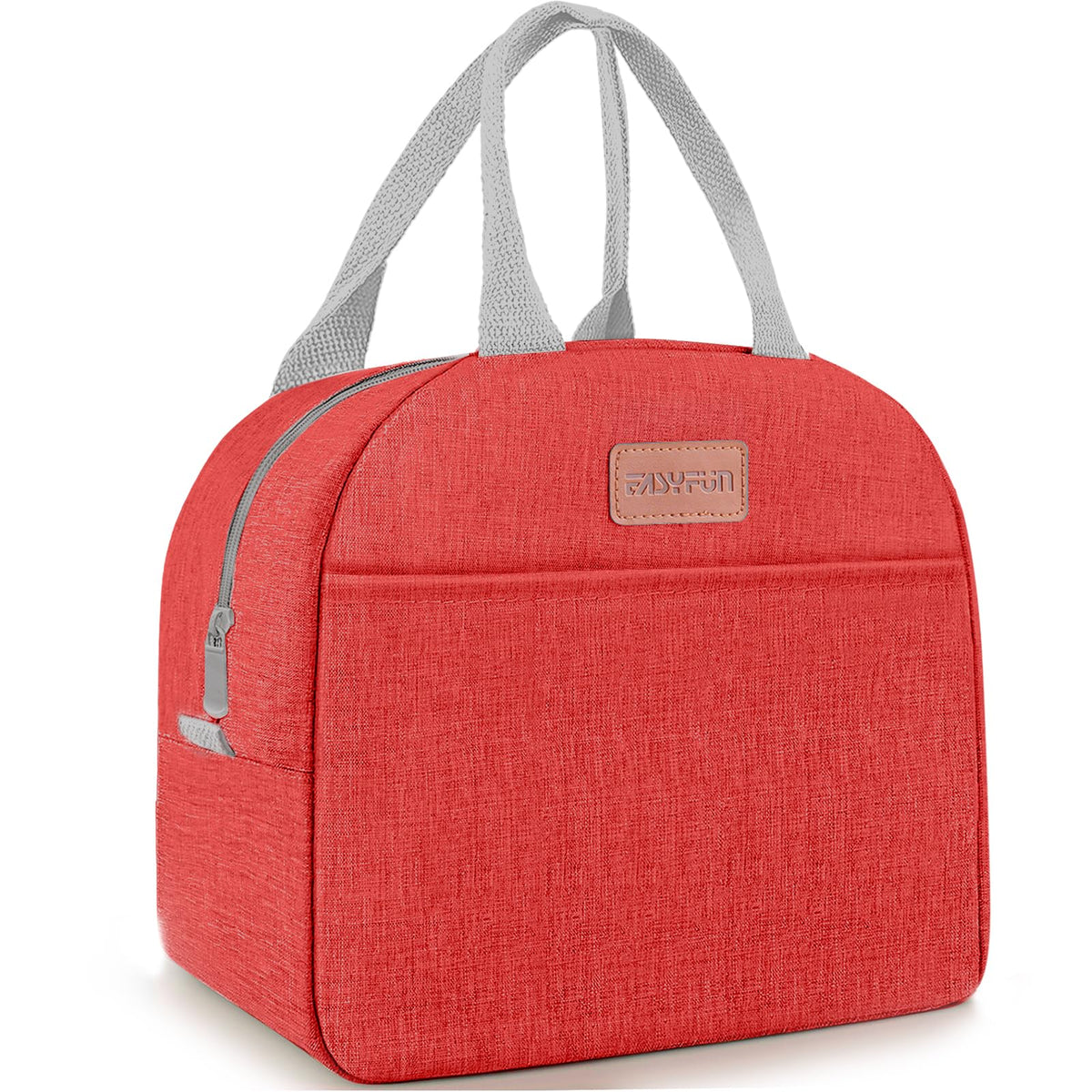 EASYFUN lunch bag spacious main compartment for meals and drinks at work or travel